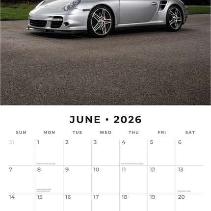 Red Robin Porsche Kalender 2026