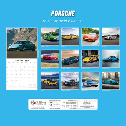 Red Robin Porsche Kalender 2027