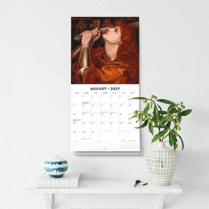 Red Robin Pre-Raphaelites Kalender 2027