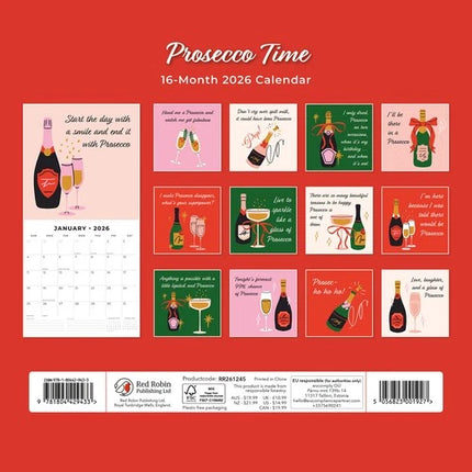 Red Robin Prosecco Time Kalender 2026