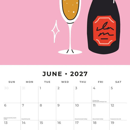 Red Robin Prosecco Time Kalender 2027