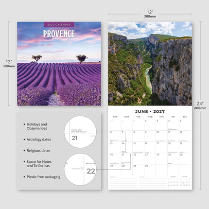 Red Robin Provence Kalender 2027