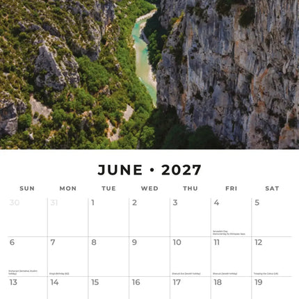 Red Robin Provence Kalender 2027