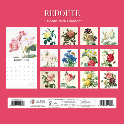 Red Robin Redoute Kalender 2026