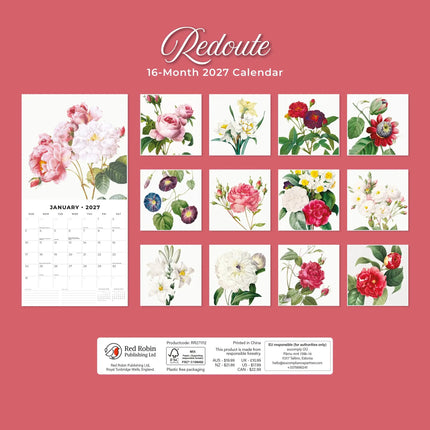Red Robin Redoute Kalender 2027
