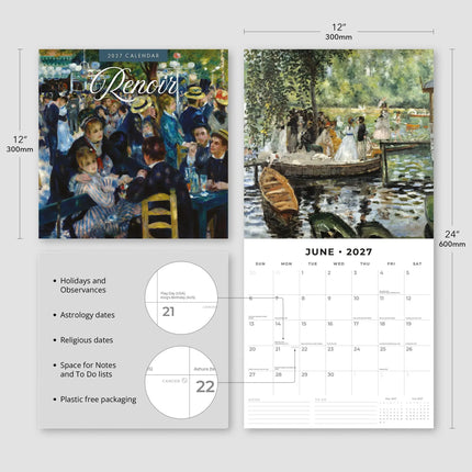 Red Robin Renoir Kalender 2027