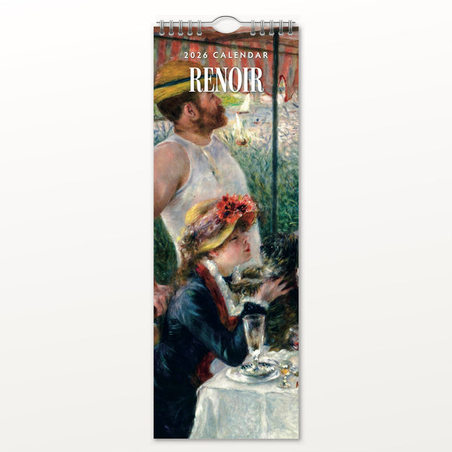 Red Robin Renoir Slimline Kalender 2026