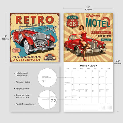 Red Robin Retro Kalender 2027