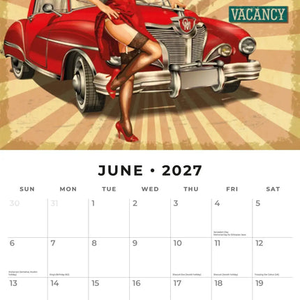 Red Robin Retro Kalender 2027