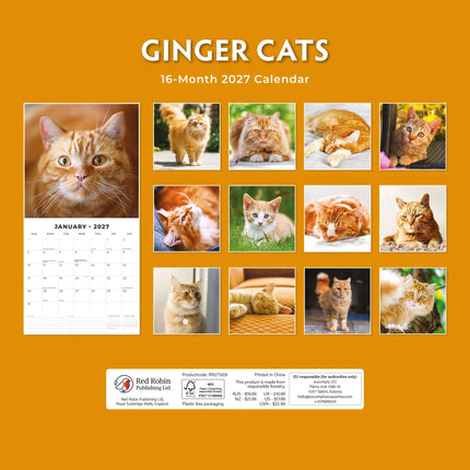 Red Robin Rode Katten Kalender 2027