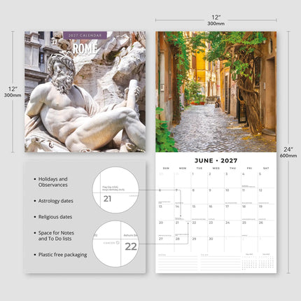 Red Robin Rome Kalender 2027