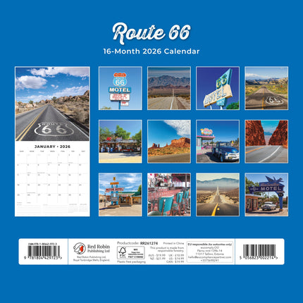 Red Robin Route 66 Kalender 2026