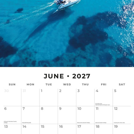 Red Robin Sailing Kalender 2027