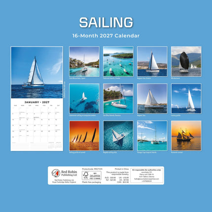 Red Robin Sailing Kalender 2027