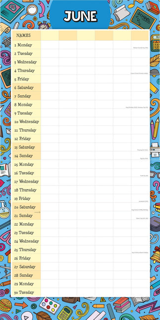 Red Robin School Planner - Kalender 2026