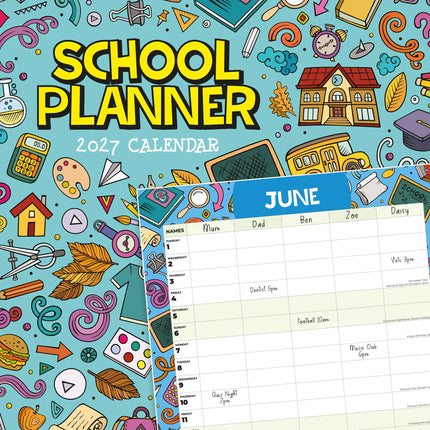 Red Robin School Planner - Kalender 2027