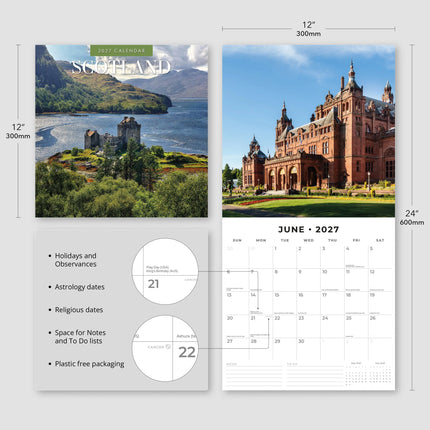 Red Robin Schotland Kalender 2027