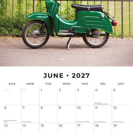 Red Robin Scooters Kalender 2027