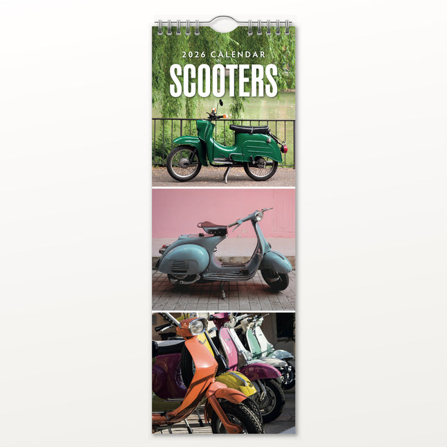 Red Robin Scooters Slimline Kalender 2026