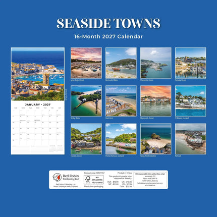 Red Robin Seaside Towns Kalender 2027