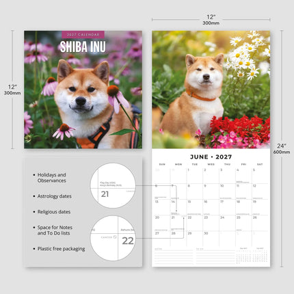 Red Robin Shiba Inu Kalender 2027