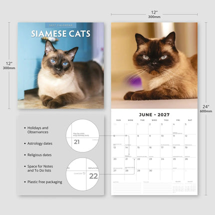 Red Robin Siamees Kalender 2027