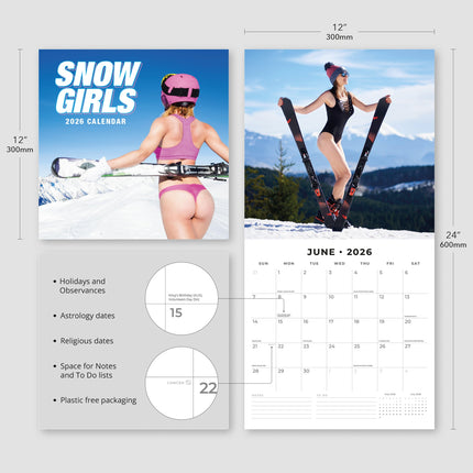 Red Robin Snow Girls Kalender 2026