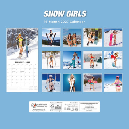 Red Robin Snow Girls Kalender 2027