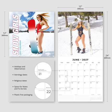 Red Robin Snow Girls Kalender 2027