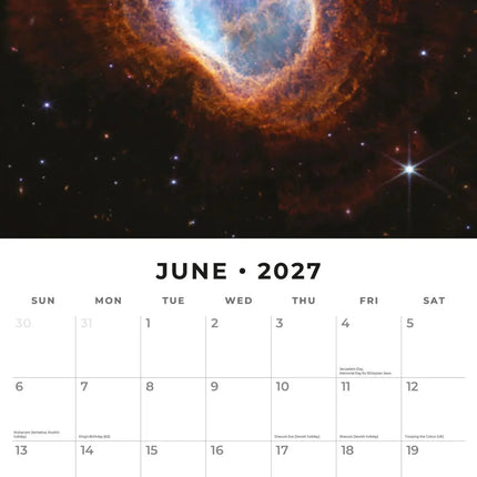 Red Robin Space Kalender 2027