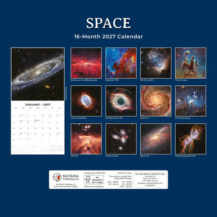 Red Robin Space Kalender 2027