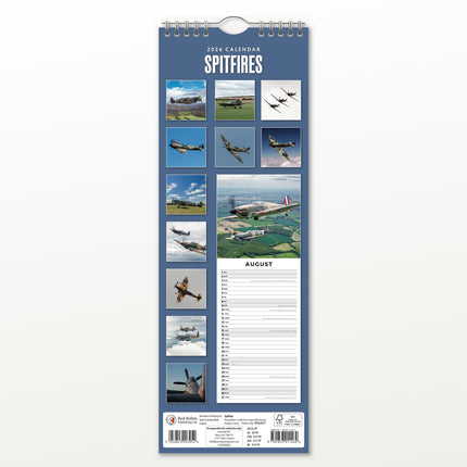 Red Robin Spitfires Slimline Kalender 2026