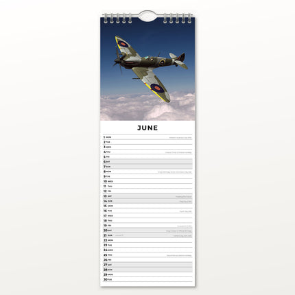 Red Robin Spitfires Slimline Kalender 2026