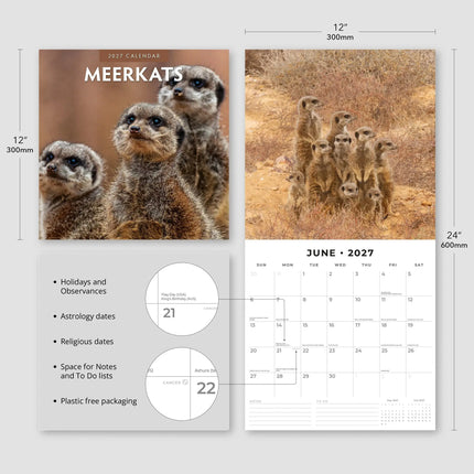 Red Robin Stokstaartjes Kalender 2027