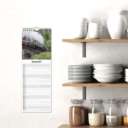 Red Robin Stoomtrein Slimline Kalender 2026