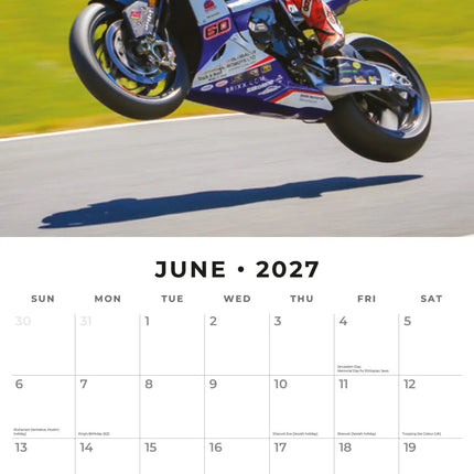 Red Robin Superbikes Kalender 2027