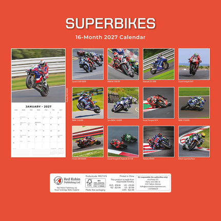 Red Robin Superbikes Kalender 2027
