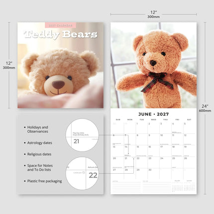 Red Robin Teddy Bears Kalender 2027