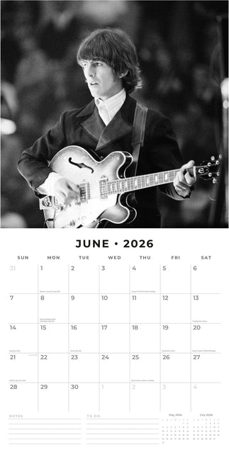 Red Robin The Beatles Kalender 2026