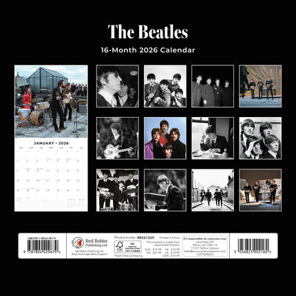 Red Robin The Beatles Kalender 2026