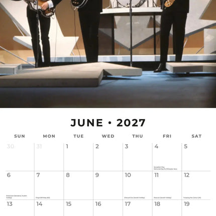 Red Robin The Beatles Kalender 2027
