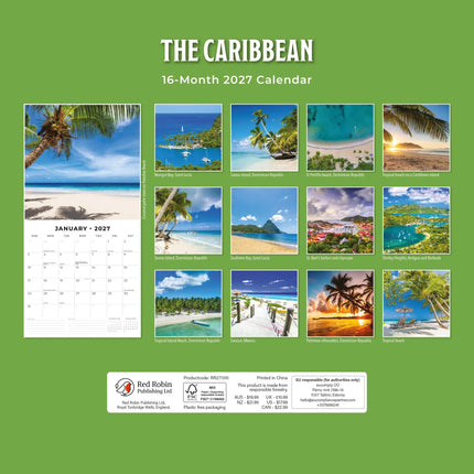 Red Robin The Caribbean Kalender 2027