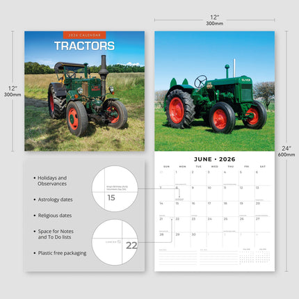 Red Robin Tractors Kalender 2026