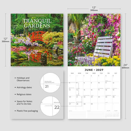 Red Robin Tranquil Gardens Kalender 2027