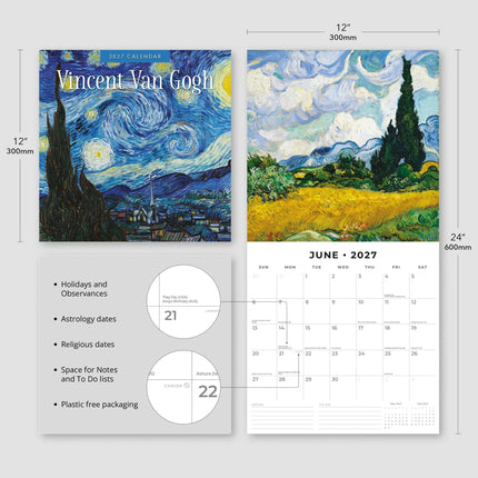 Red Robin Van Gogh Kalender 2027