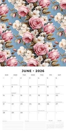 Red Robin Vintage Roses Kalender 2026