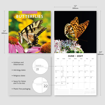 Red Robin Vlinders Kalender 2027