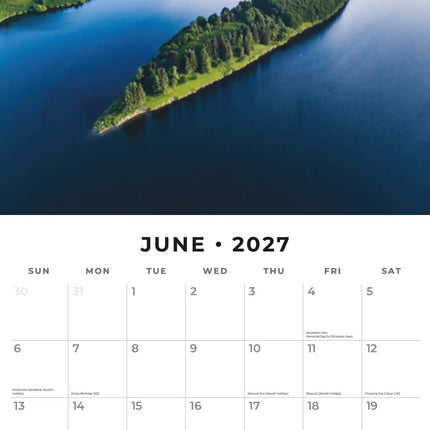 Red Robin Wales Kalender 2027
