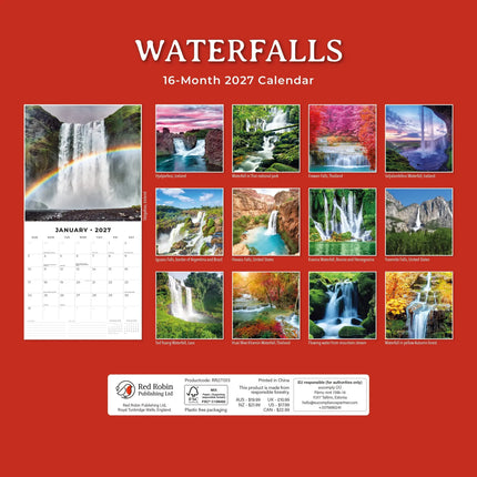 Red Robin Waterval Kalender 2027