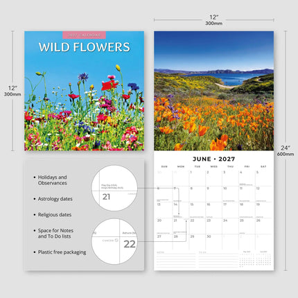 Red Robin Wilde Bloemen Kalender 2027